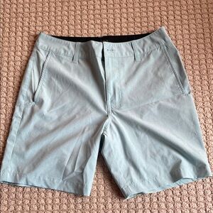 Tillys RSQ Men's Aqua Flat Front Shorts. Size 29